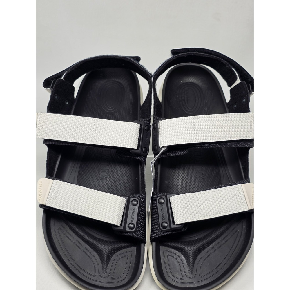 Birkenstock Mens Tatacoa Futura Black White Birko-Flor Sandals Size 46 13 US New - Picture 10 of 11